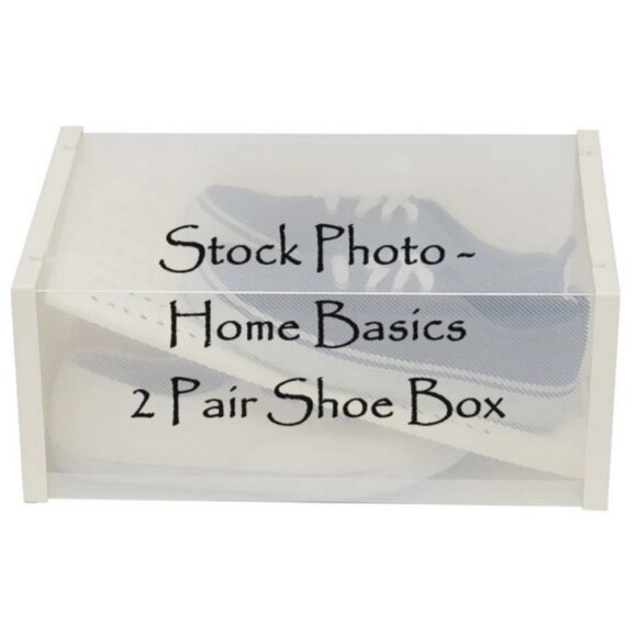 COPY - Home Basics 2 Pair Shoe Box NWT - Picture 3 of 3